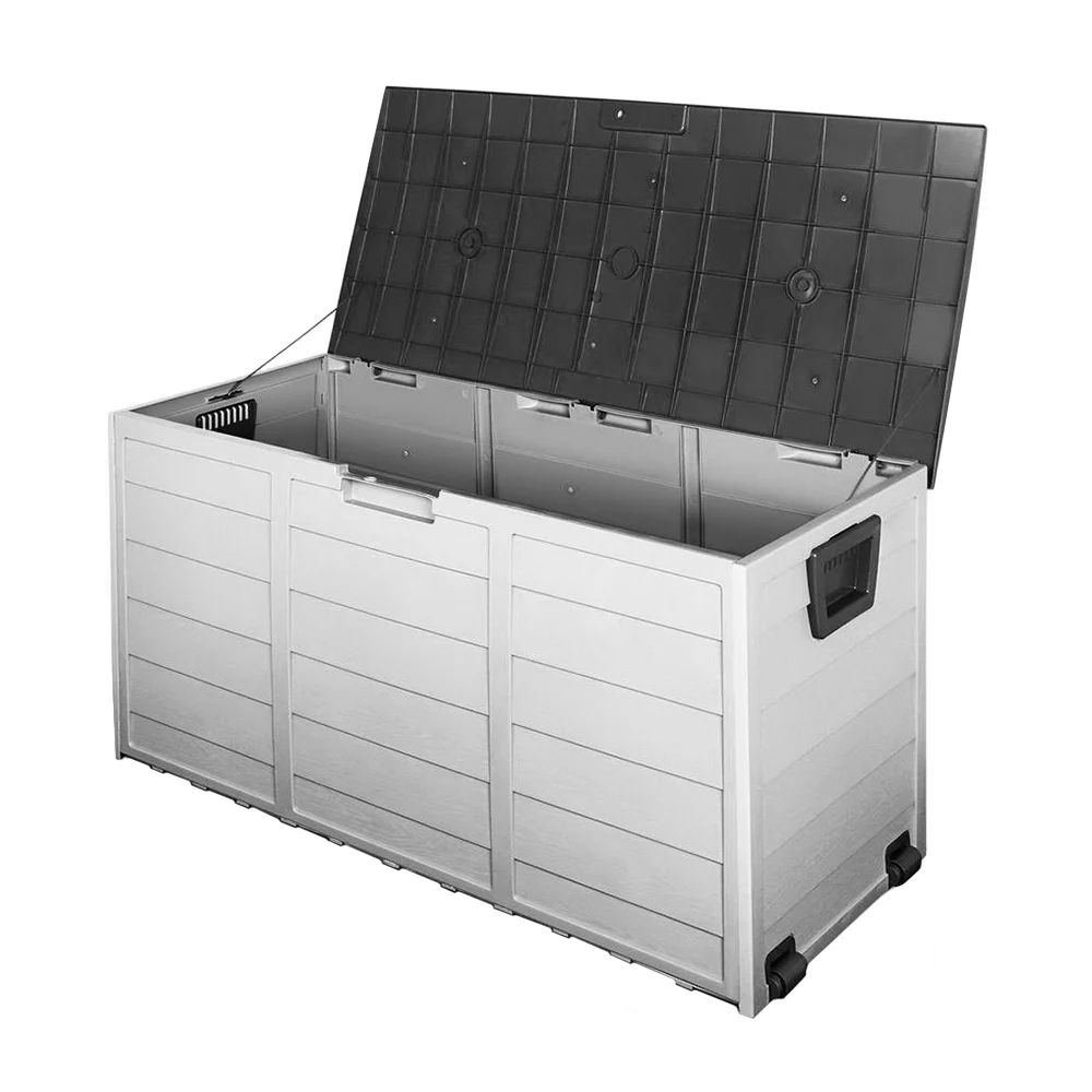 Gardeon Outdoor Storage Box | Lockable Garden Tool Container | 290 litre Capacity