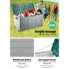 Gardeon Outdoor Storage Box | Lockable Garden Tool Container | 290 litre Capacity