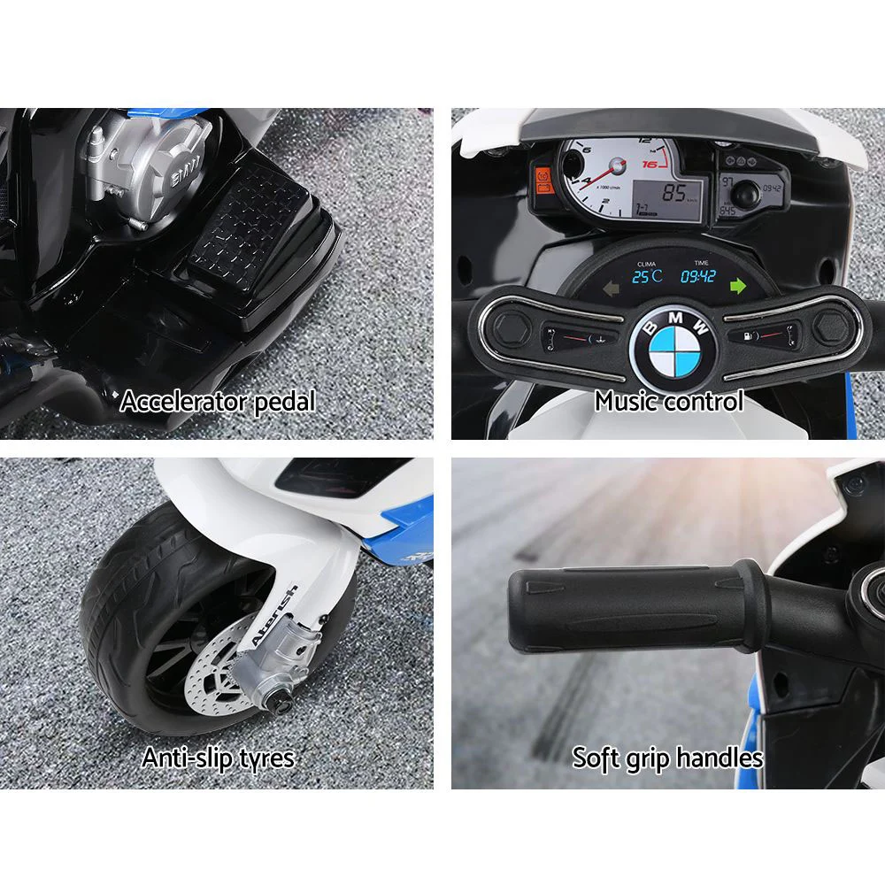 Kids Electric Ride On Car Police Motorcycle Motorbike BMW S1000RR with Rechargeable Battery