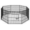 Pet Dog Playpen 60cm 75cm 90cm 8 Panel Puppy Exercise Cage Enclosure Fence
