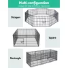 Pet Dog Playpen 60cm 75cm 90cm 8 Panel Puppy Exercise Cage Enclosure Fence