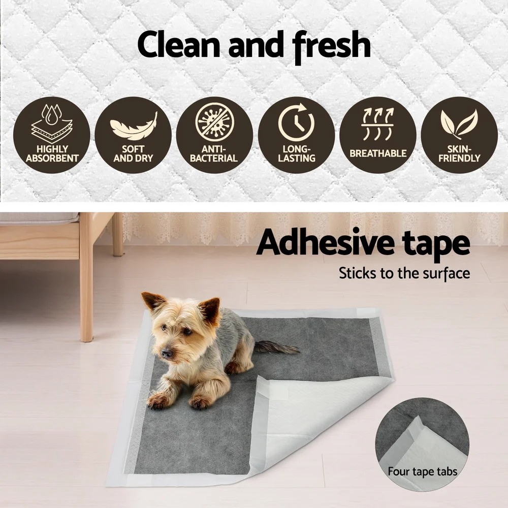 Pet Dog Cat Puppy Toilet Training Pads, 60x60cm, Super Absorbent Indoor Disposable 200pk 400pk