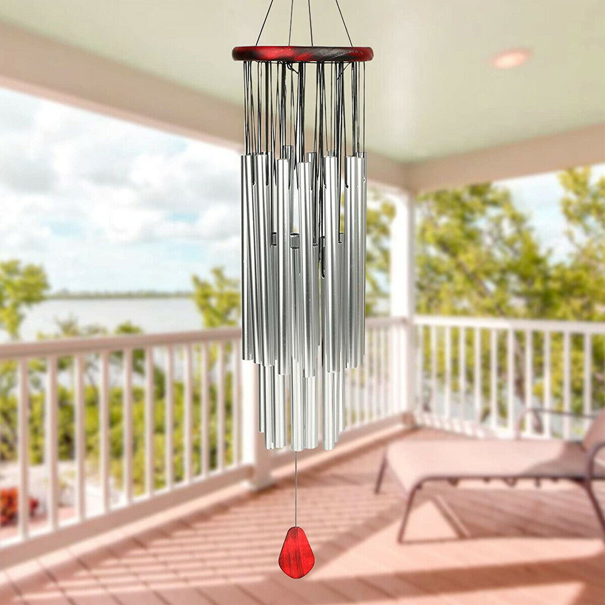 Large Deep Tone Windchime Chapel Bell Wind Chimes Outdoor Garden Home Decor