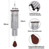 Large Deep Tone Windchime Chapel Bell Wind Chimes Outdoor Garden Home Decor