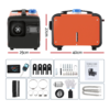 Diesel Air Heater All-in-one 12/24V 5KW LCD Remote Control for Car RV Indoors Machinery
