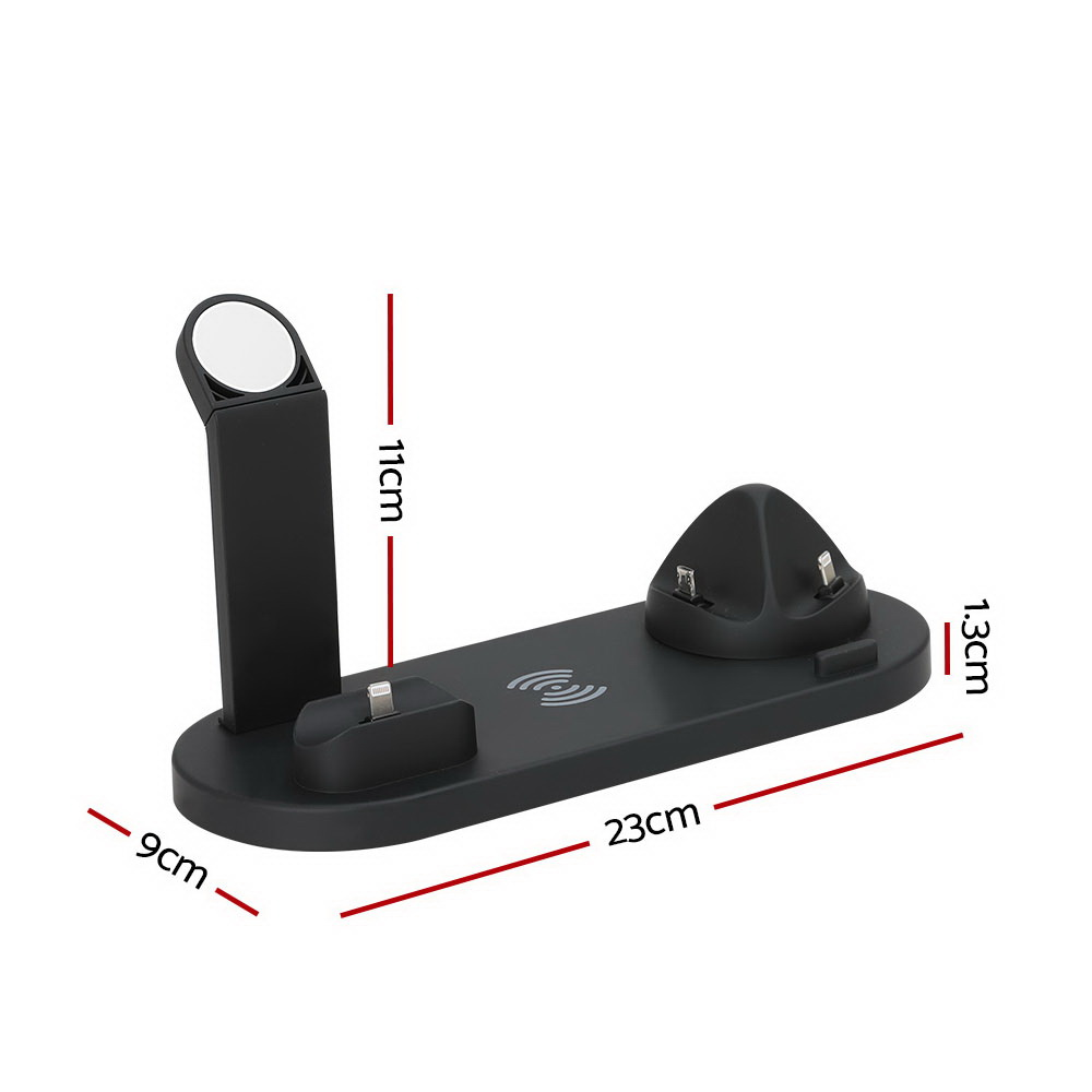 4-in-1 10W Wireless Charger Dock Multi-function Charging Station for iPhone