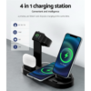 4-in-1 10W Wireless Charger Dock Multi-function Charging Station for iPhone